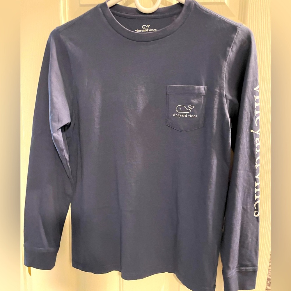 Vineyard Vines Kids' Long-Sleeve Pocket Tee